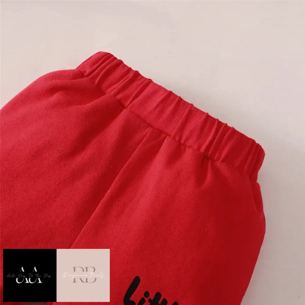 0-24 Months - Red Little Boss Clothing Set