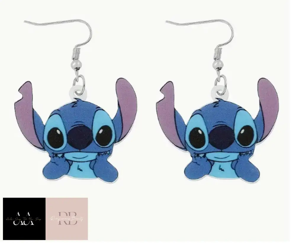 1 Pair Lilo & Stitch Earrings