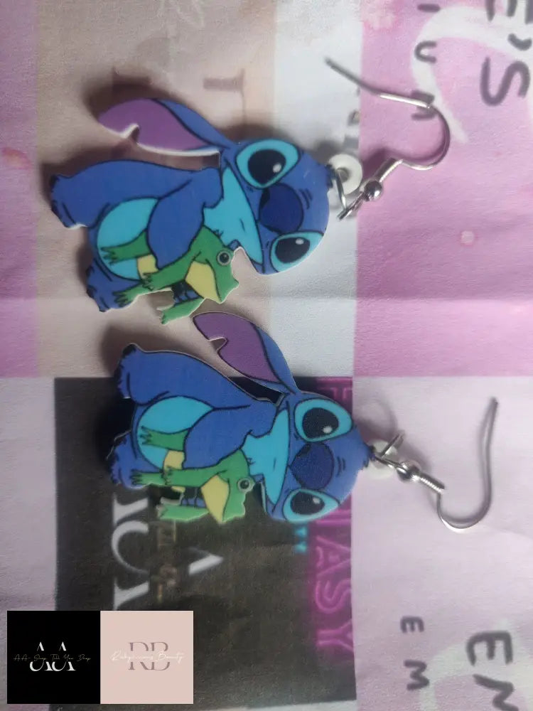 1 Pair Lilo & Stitch Earrings