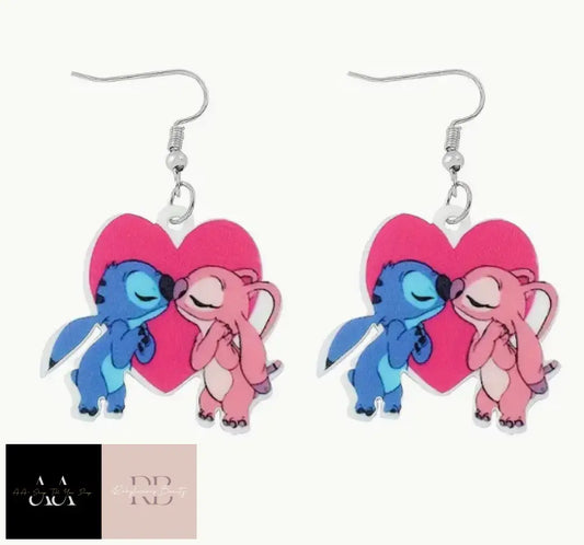 1 Pair Lilo & Stitch Earrings