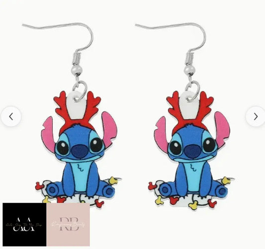 1 Pair Lilo & Stitch Earrings