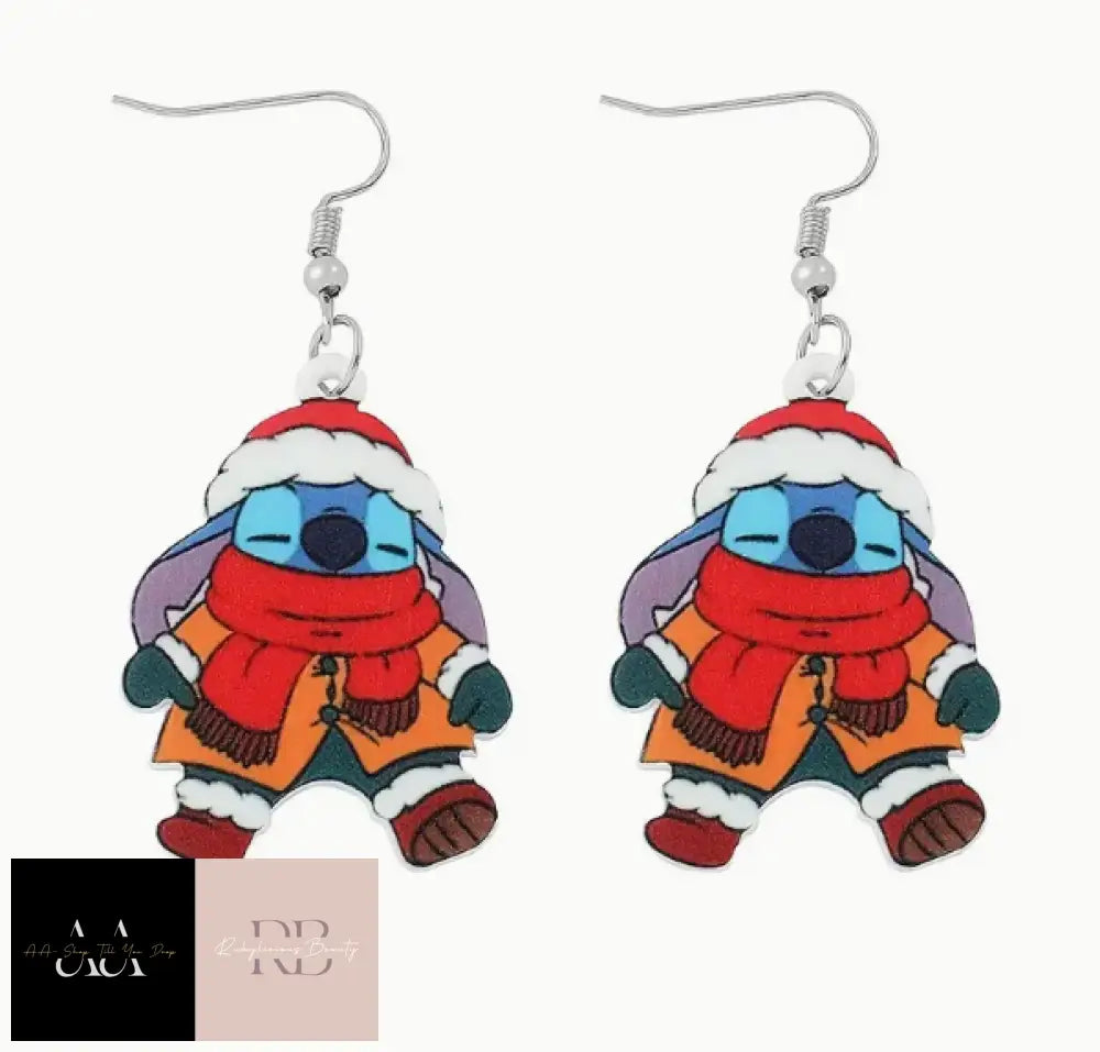 1 Pair Lilo & Stitch Earrings