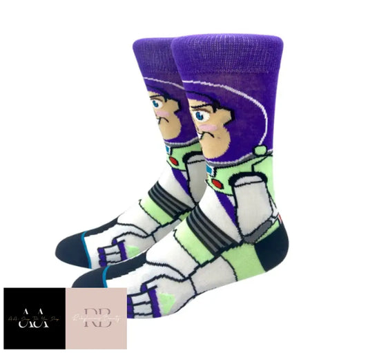 1 Pair Novelty Cartoon Socks - Buzz Lightyear