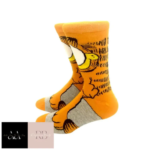 1 Pair Novelty Cartoon Socks - Garfield