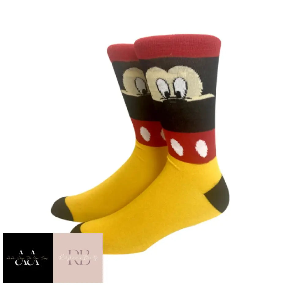 1 Pair Novelty Cartoon Socks - Mickey