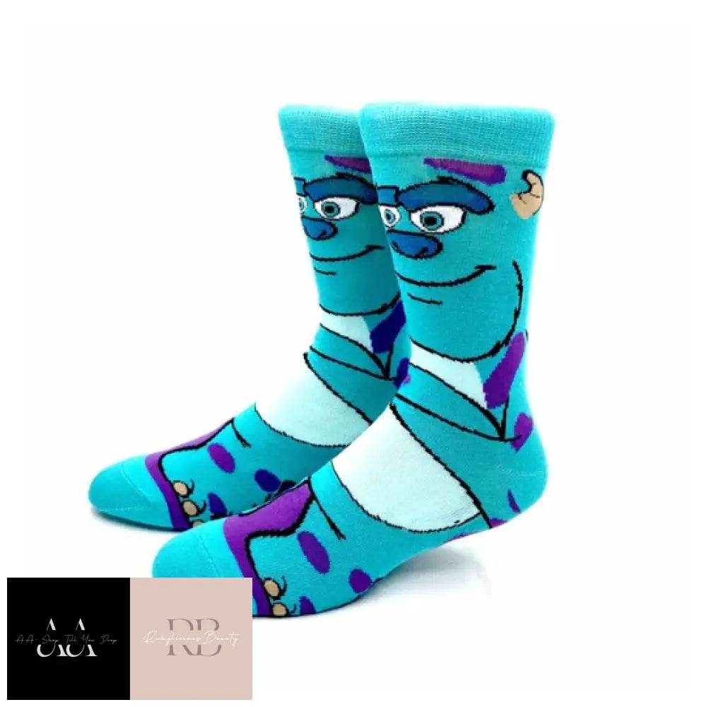 1 Pair Novelty Cartoon Socks - Sully