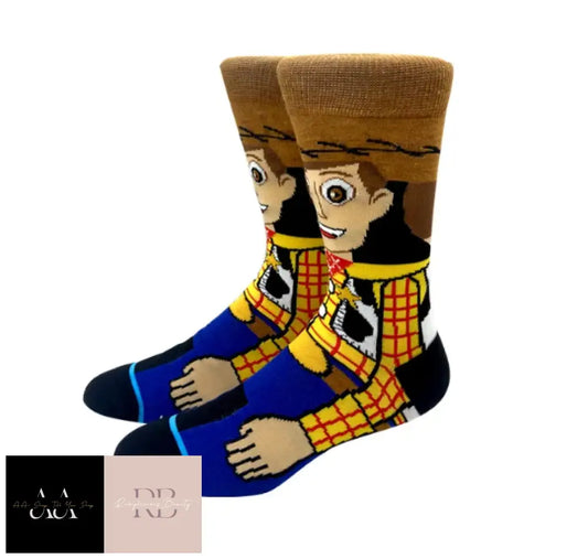 1 Pair Novelty Cartoon Socks - Woody