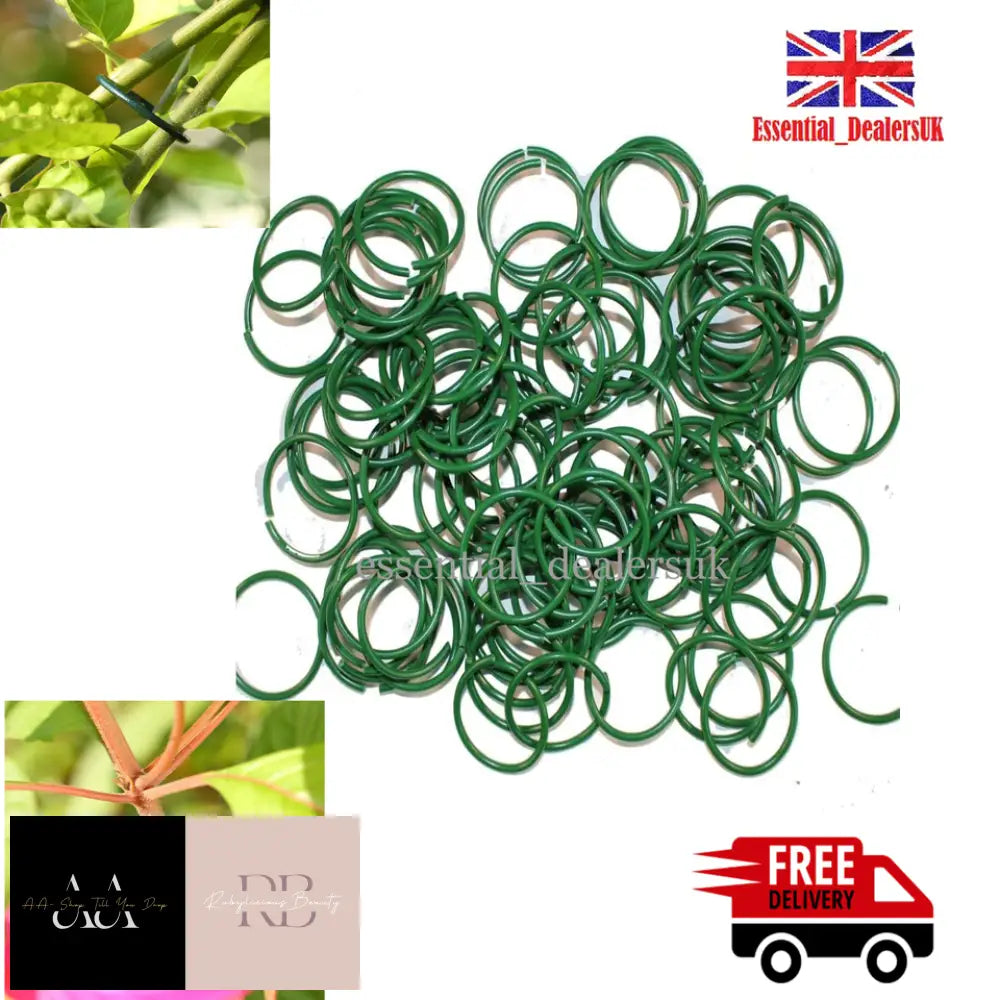 100 Garden Rings Wire Plant Rings