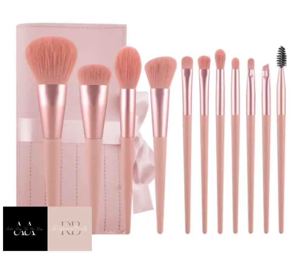 11 Pcs Makeup Brushes Set