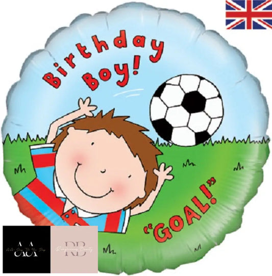 18 Foil Balloon-Birthday Boy Goal!