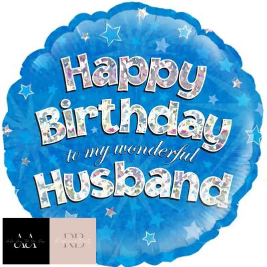 18 Foil Balloon-Happy Birthday Husband