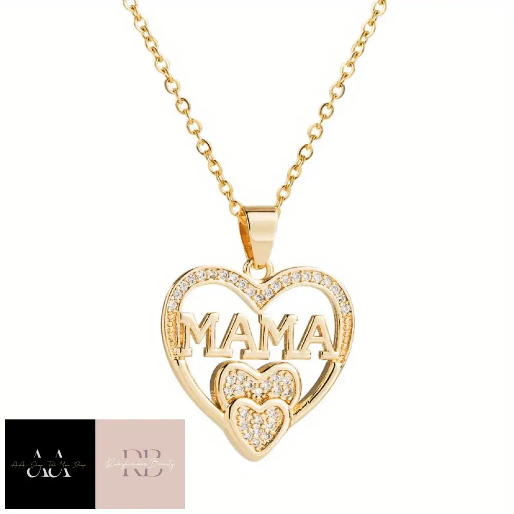 1Pc Delicate Letter Mama Necklace