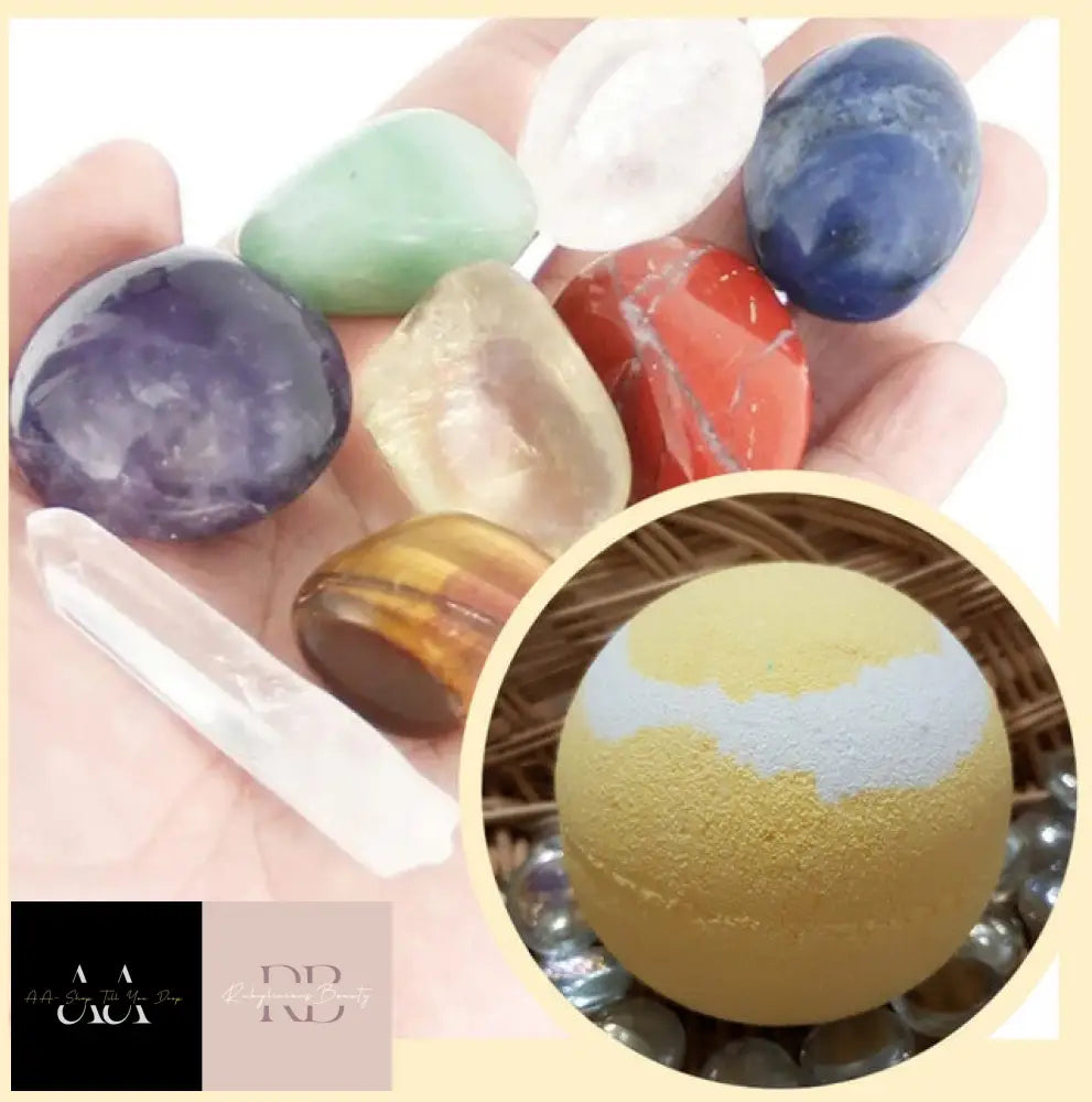 220G Healing Crystal Buried Treasure Bath Bomb Beauty