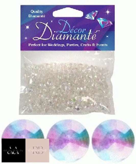 28G Of Iridescent Diamante Table Scatters