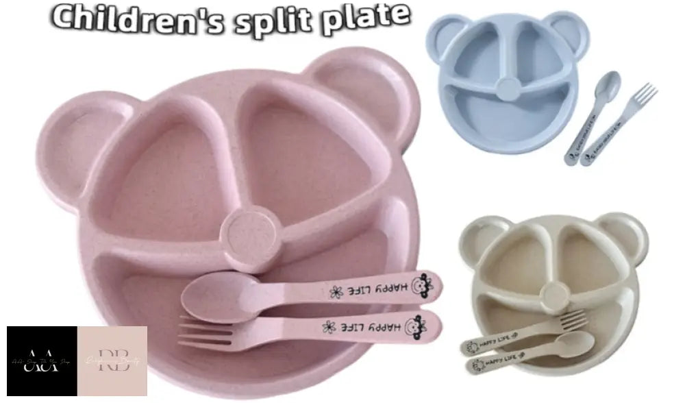 3Pcs/Set Baby Bowl Tableware Set