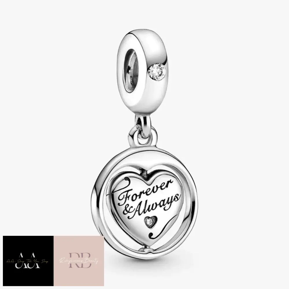 925 Sterling Silver Charms - Choice Of Design Forever & Always