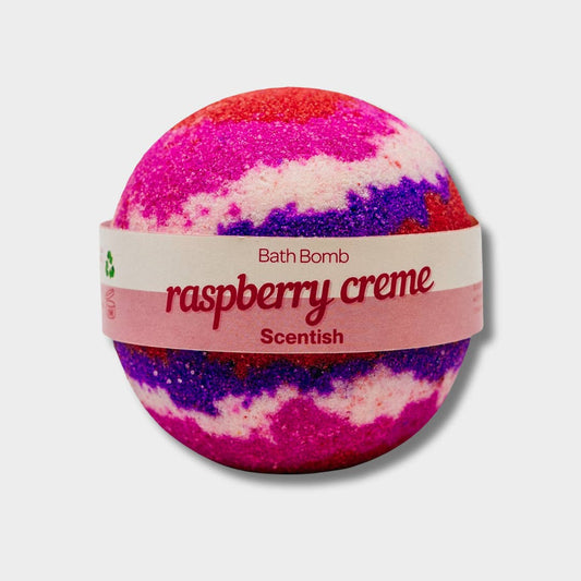 Raspberry Creme Bath Bomb