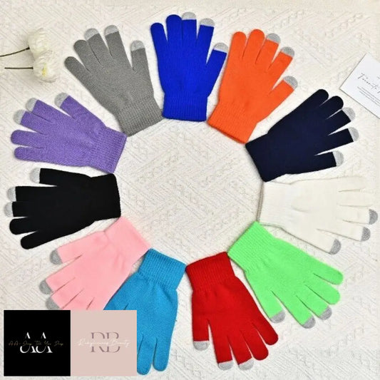 Adults Magic Gloves Stretch - Unisex One Size Choice Of Colour