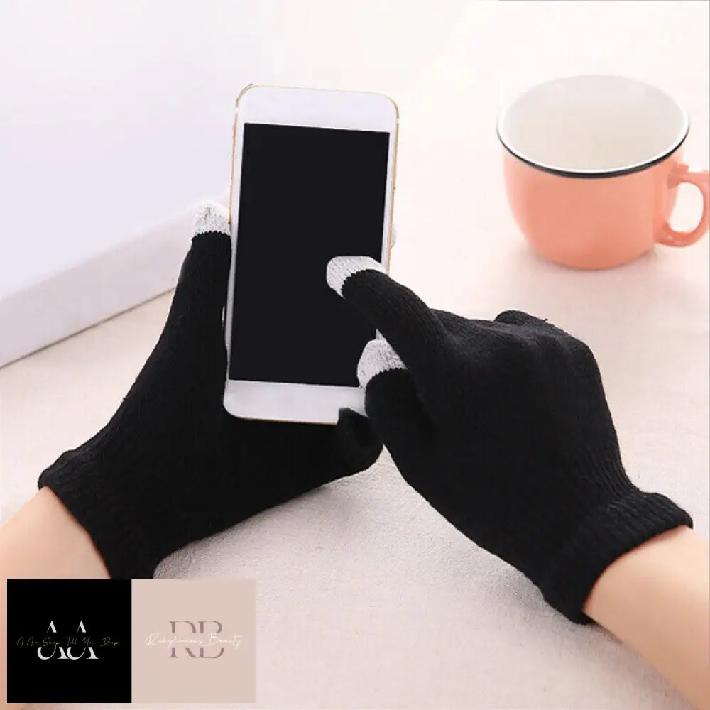 Adults Magic Gloves Stretch - Unisex One Size Choice Of Colour Black