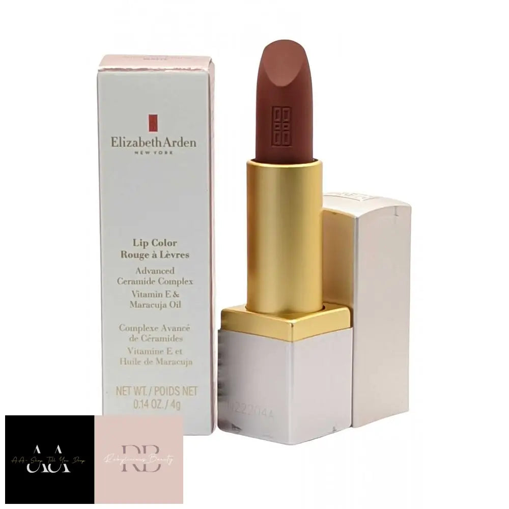 Advanced Ceramide Complex Arden Lip Color Lipstick With Vitamin E 4G Ambitious Mauve Matte #105