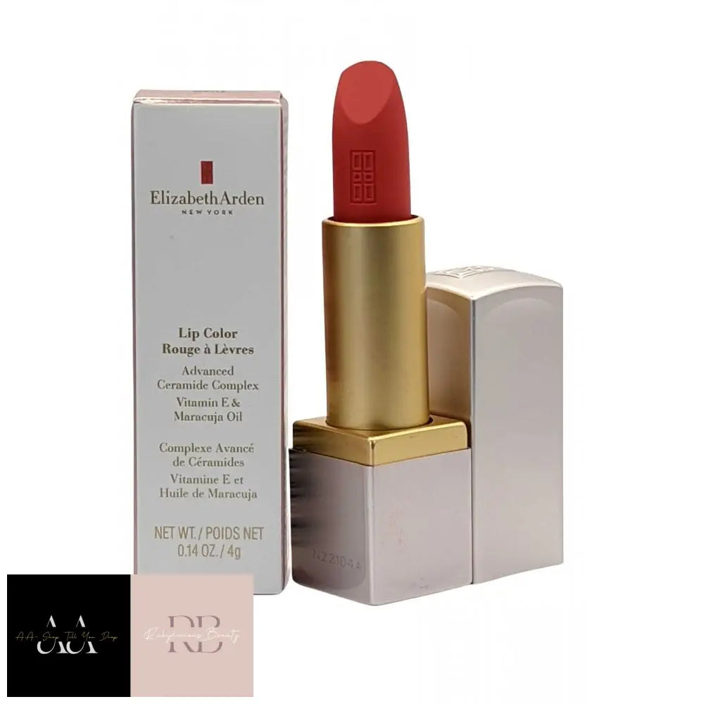 Advanced Ceramide Complex Arden Lip Color Lipstick With Vitamin E 4G Legendary Red Matte #107