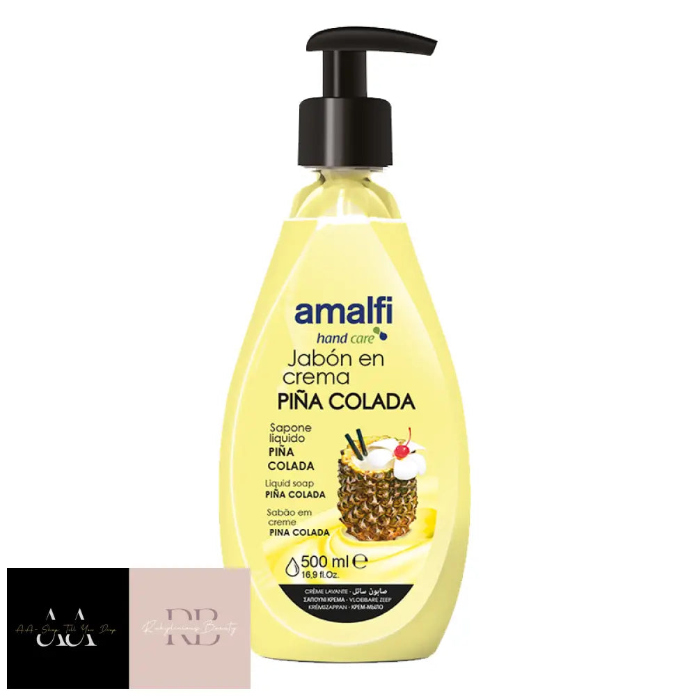 Amalfi Hand Soap With Pump Top 500Ml - Pina Colada