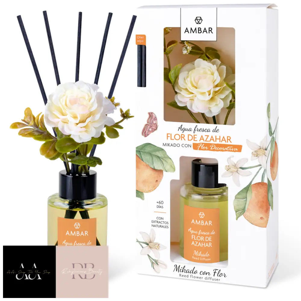 Ambar Fresh Reed Diffuser 75Ml - Orange Blossom