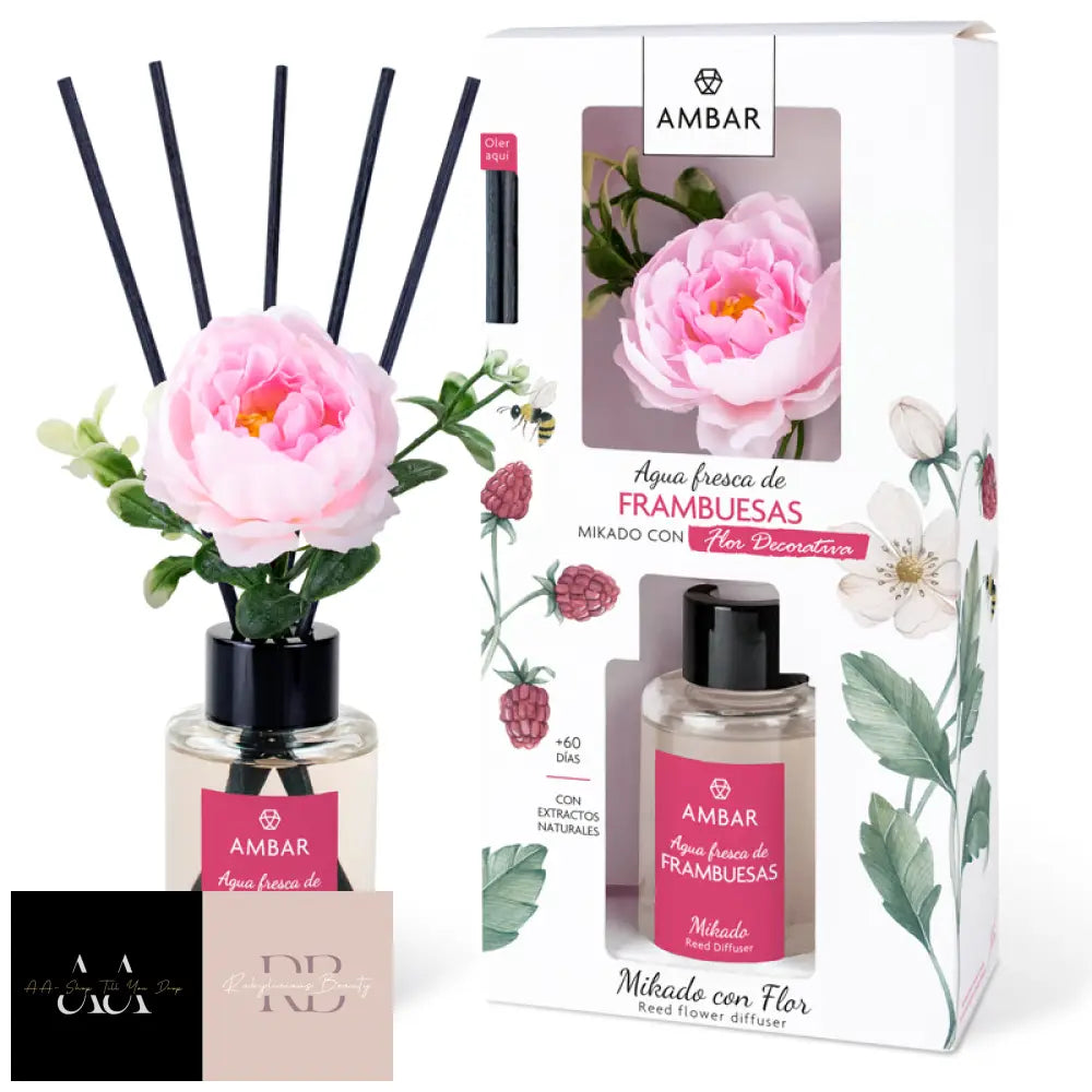 Ambar Fresh Reed Diffuser 75Ml - Raspberries