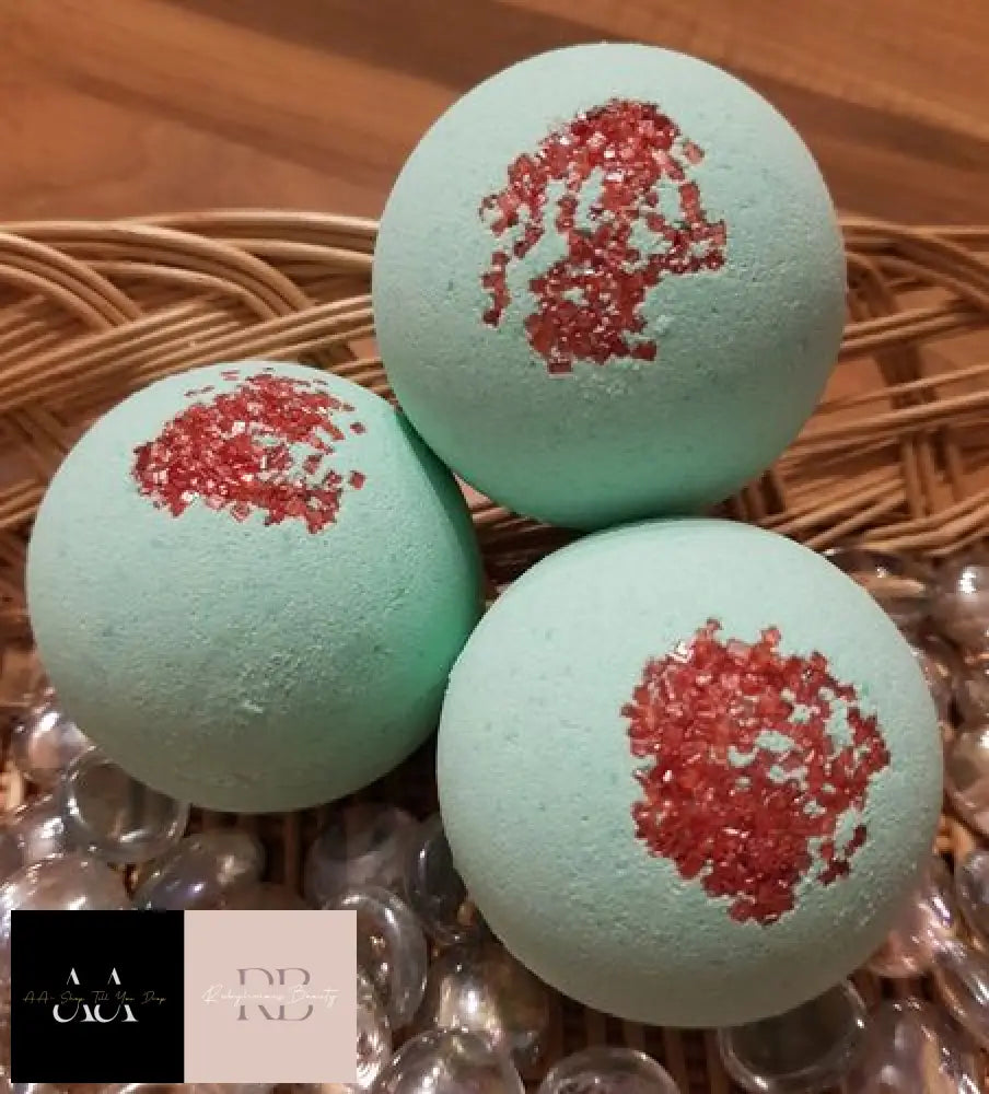 Apple Fresh Bath Bomb With Sweet Almond Oil