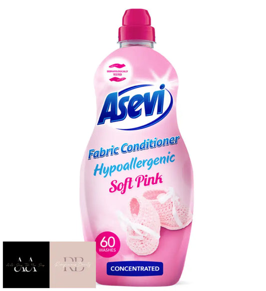 Asevi Concentrated Fabric Softener Hypoallergenic Soft Pink (Talco Rosa) 60 Wash