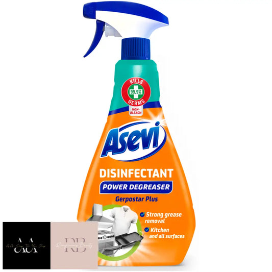 Asevi Power Degreaser Disinfectant Cleaner Spray 750Ml