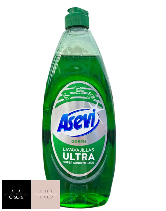 Asevi Super Concentrated Washing-Up Liquid 650Ml - Ultra Green