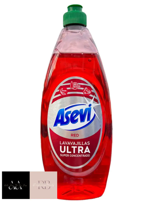 Asevi Super Concentrated Washing-Up Liquid 650Ml - Ultra Red