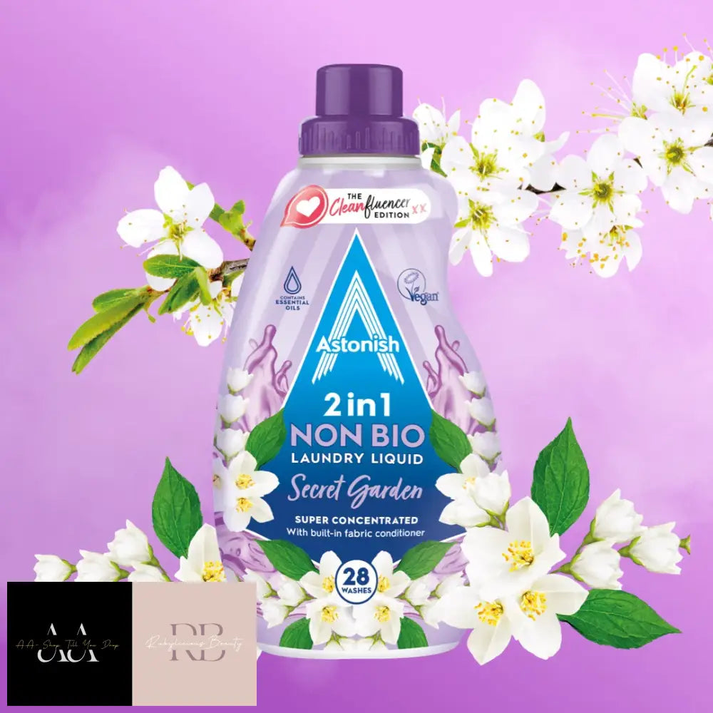 Astonish Non Bio 2 In 1 Laundry Liquid Secret Garden