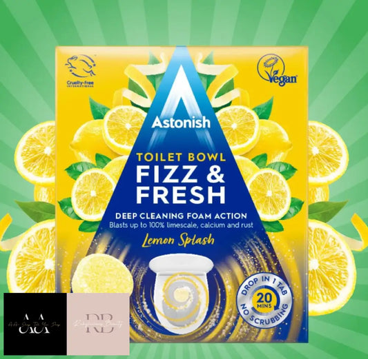 Astonish Toilet Bowl Fizz & Fresh Tabs Lemon Splash