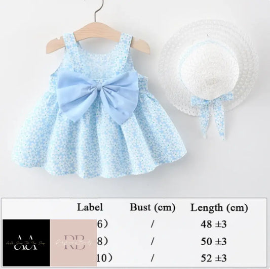 Baby Girl Beach Dress - Blue