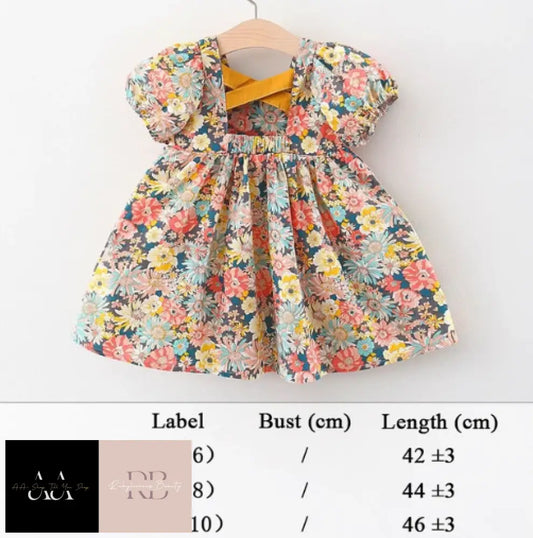 Baby Girl Beach Dress - Floral