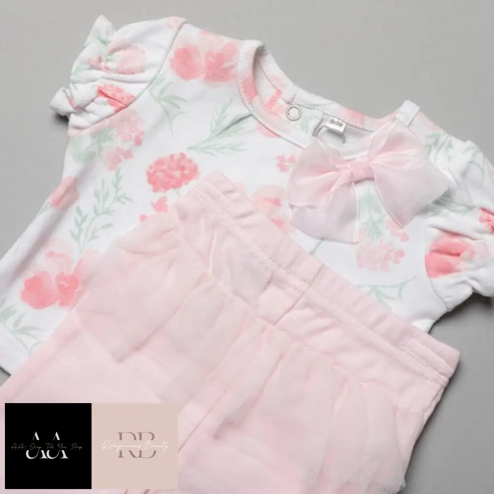 Baby Girls Floral Top & Legging Outfit (0-12 Months)