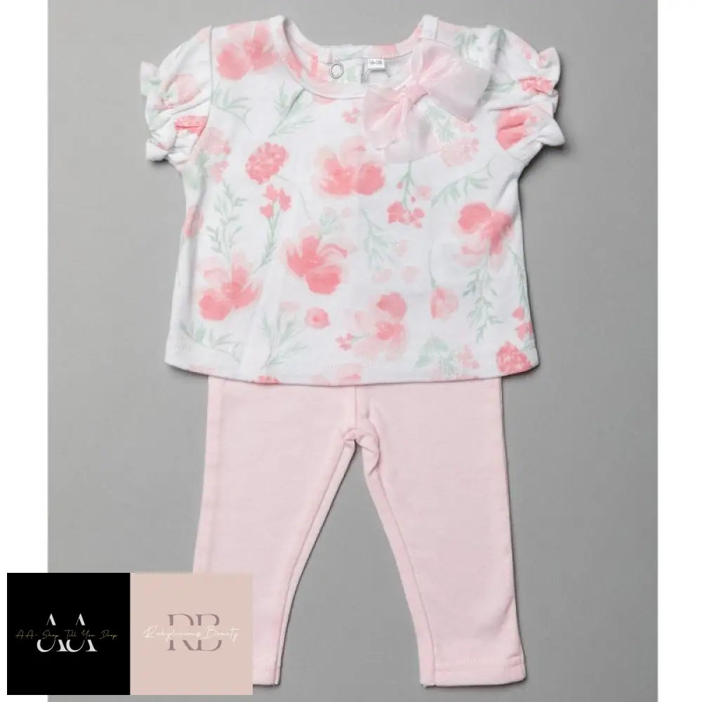 Baby Girls Floral Top & Legging Outfit (0-12 Months)