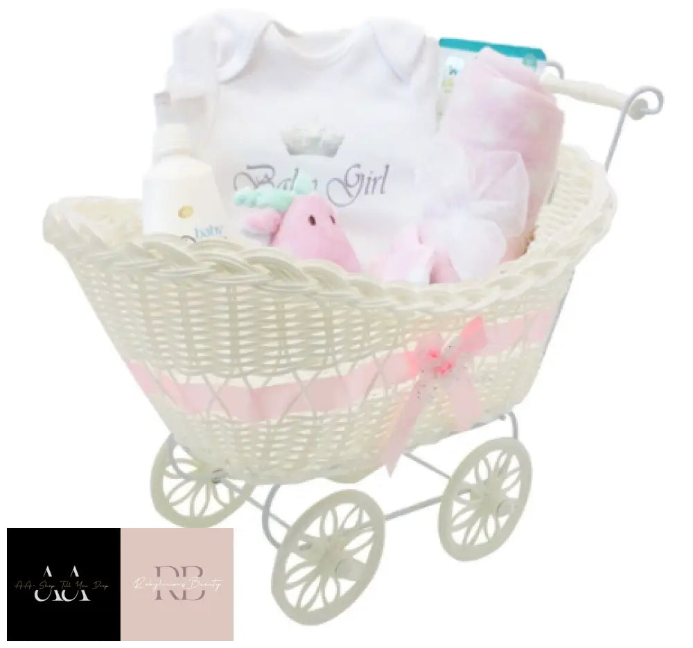 Baby Shower Pram Hamper Basket