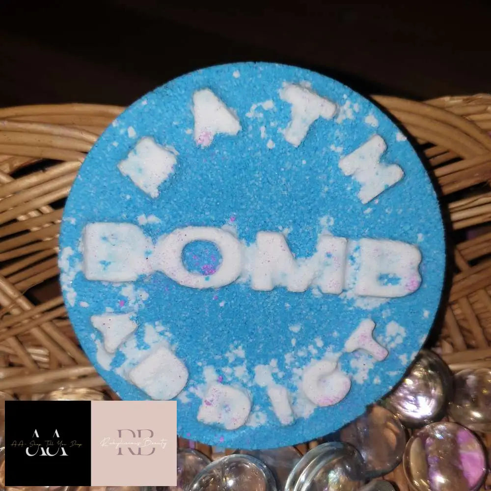 Bath Bomb Addict Bomb - Choice Of Colour Blue/White