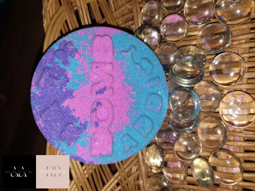 Bath Bomb Addict Bomb - Choice Of Colour Pink/Purple/Blue