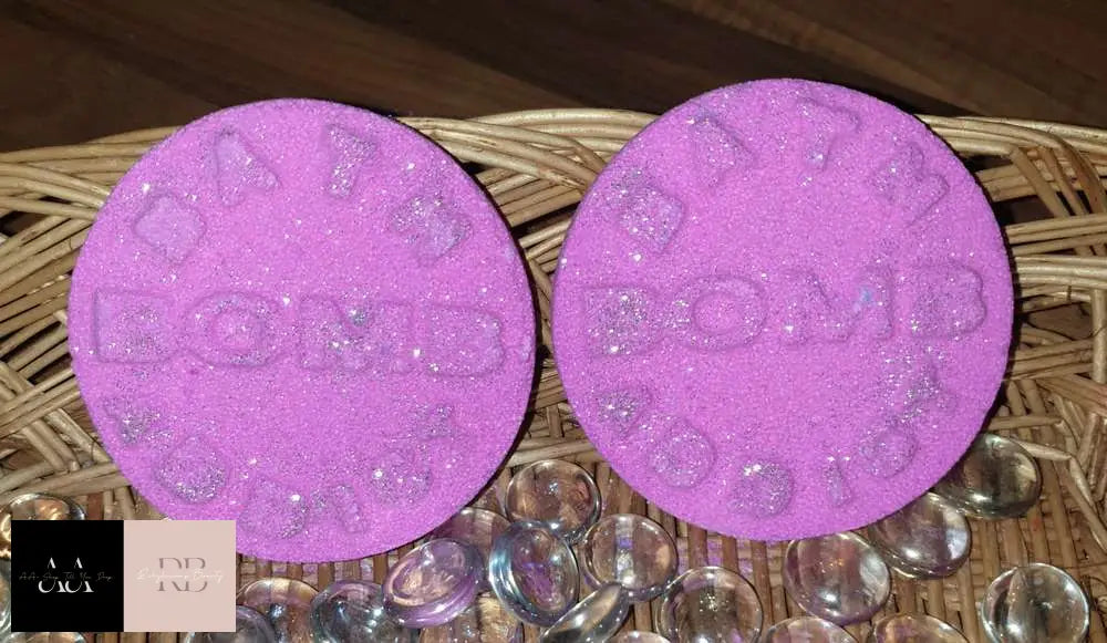 Bath Bomb Addict Bomb - Choice Of Colour Pink Sparkle