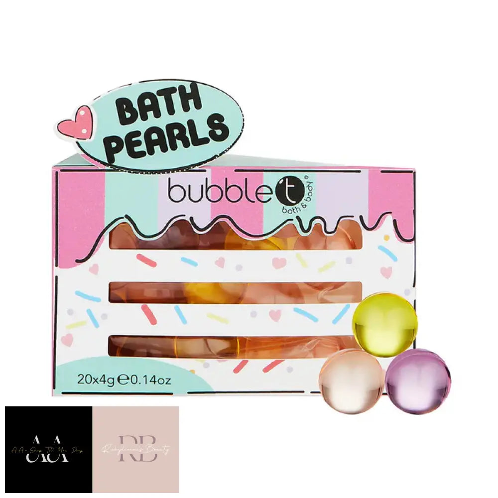 Bath Pearls Cake Slice Gift Set (20 X 4G