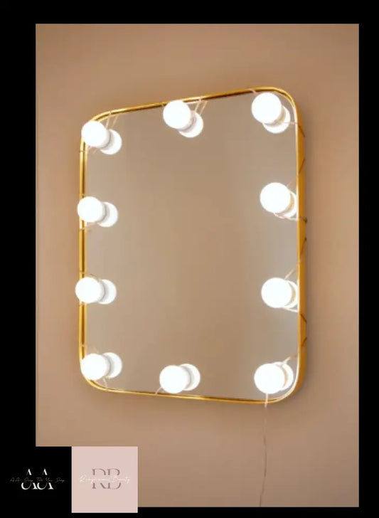 Beauty Glow To Go Mirror Light Bulbs 14 Lights Mirror