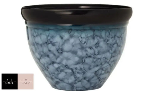 Bell Planter Squat 23Cm - Petal Blue