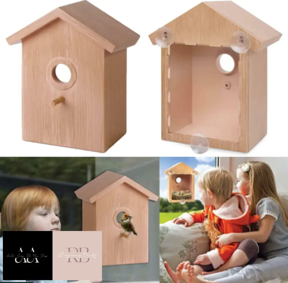 Bird House Nesting Feeding