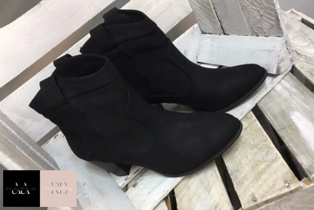 Black Ladies Ankle Boots