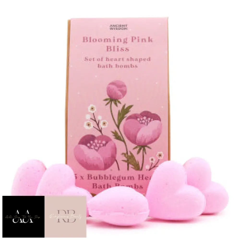 Blooming Pink Bliss Bath Heart Gift Set