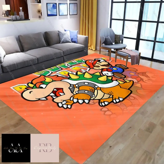 Bowser & Mario Rug 40X60Cm